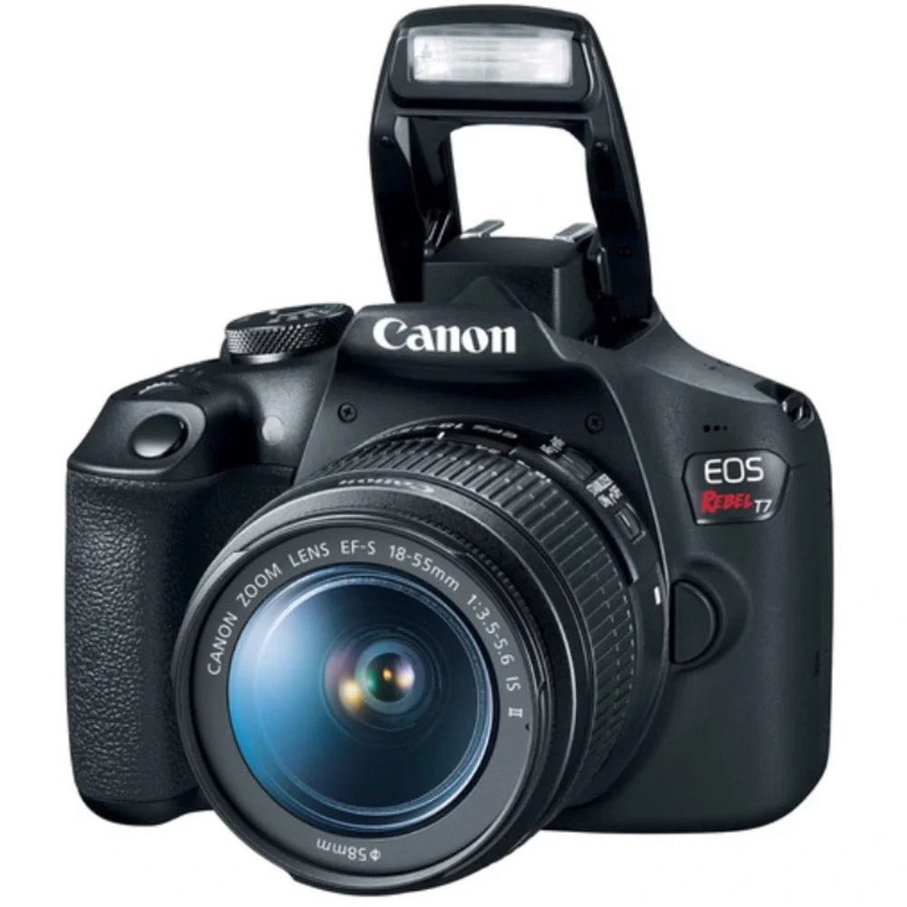 Canon EOS Rebel T7 COMES WITH TWO LENSES
